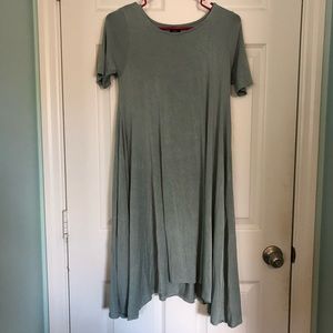 Agnes & Dora Joplin swing dress XS sage green